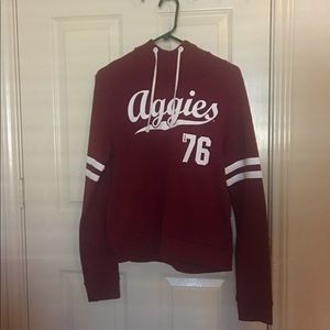 ‘Aggies’ PINK hoodie 👍🏼❤️💫